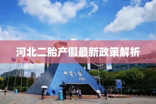 河北二胎產假最新政策解析