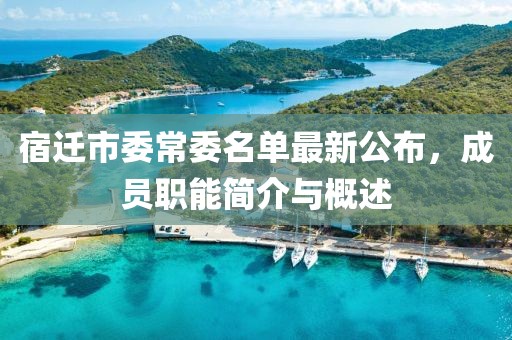 宿遷市委常委名單最新公布，成員職能簡介與概述