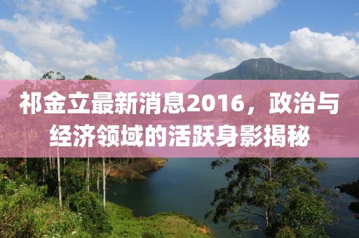 祁金立最新消息2016，政治與經濟領域的活躍身影揭秘