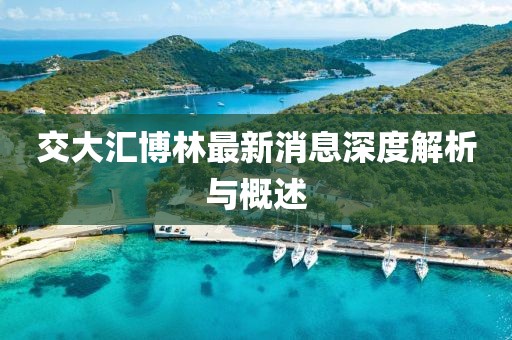 交大匯博林最新消息深度解析與概述