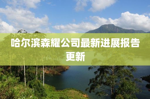 哈爾濱森耀公司最新進展報告更新