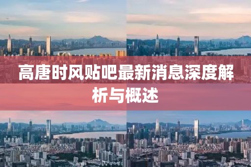 高唐時(shí)風(fēng)貼吧最新消息深度解析與概述