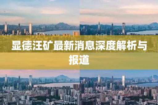 顯德汪礦最新消息深度解析與報道