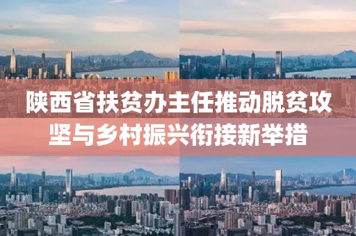 陜西省扶貧辦主任推動脫貧攻堅與鄉村振興銜接新舉措