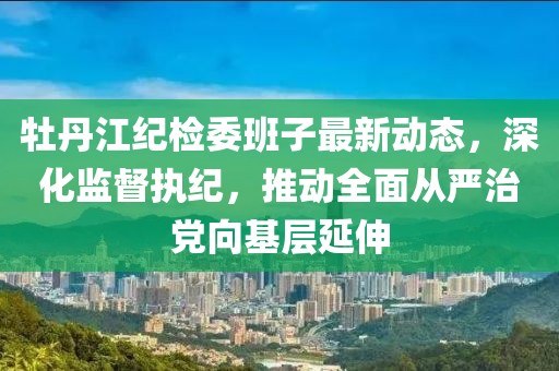 牡丹江紀檢委班子最新動態，深化監督執紀，推動全面從嚴治黨向基層延伸