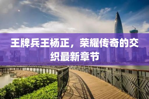 王牌兵王楊正，榮耀傳奇的交織最新章節