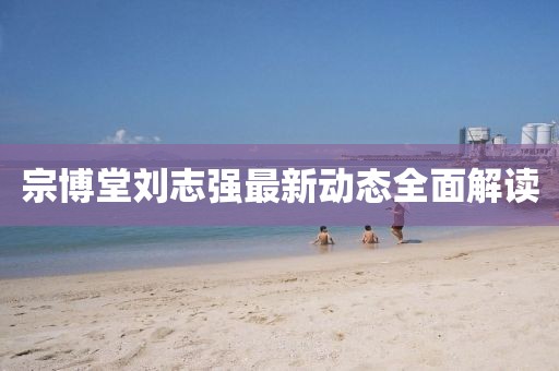 宗博堂劉志強最新動態全面解讀