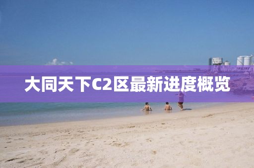 大同天下C2區最新進度概覽