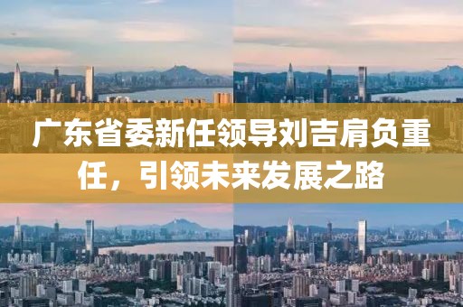 廣東省委新任領導劉吉肩負重任，引領未來發展之路