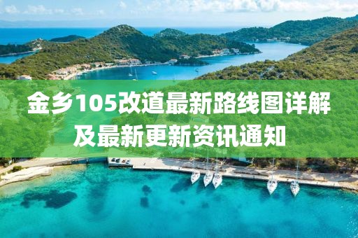 金鄉(xiāng)105改道最新路線圖詳解及最新更新資訊通知