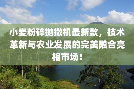 小麥粉碎拋撒機最新款，技術革新與農業發展的完美融合亮相市場！