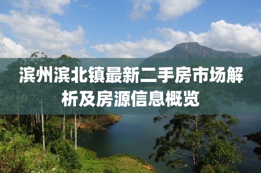 濱州濱北鎮最新二手房市場解析及房源信息概覽