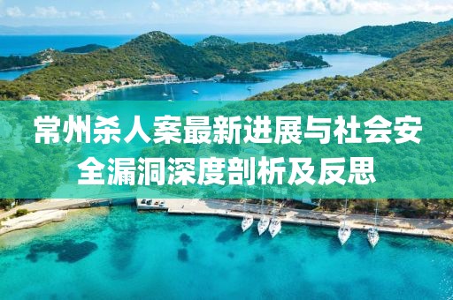 常州殺人案最新進展與社會安全漏洞深度剖析及反思