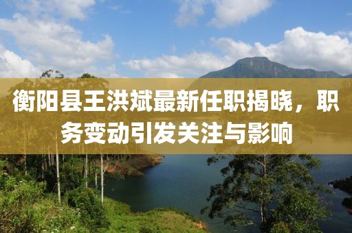 衡陽縣王洪斌最新任職揭曉，職務變動引發關注與影響
