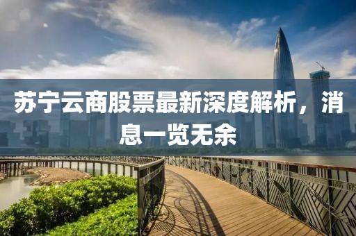 蘇寧云商股票最新深度解析，消息一覽無余