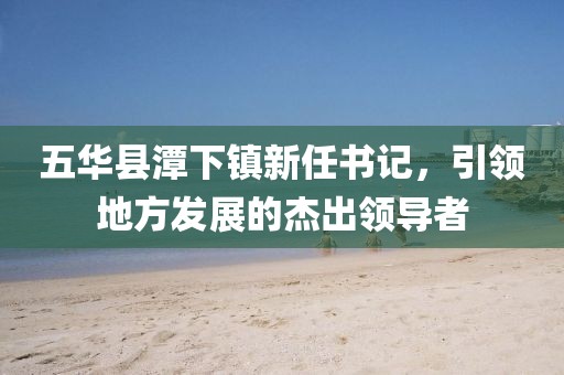 五華縣潭下鎮新任書記，引領地方發展的杰出領導者