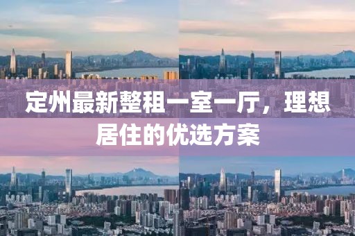 定州最新整租一室一廳，理想居住的優選方案