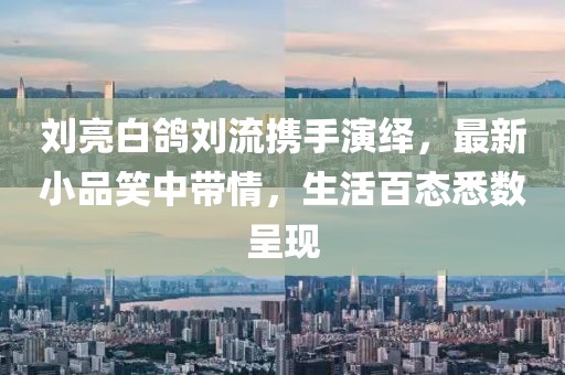 劉亮白鴿劉流攜手演繹，最新小品笑中帶情，生活百態悉數呈現