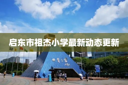 啟東市祖杰小學最新動態更新