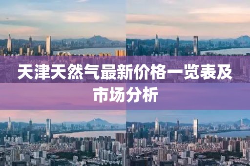 天津天然氣最新價格一覽表及市場分析