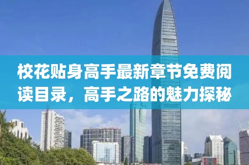 校花貼身高手最新章節免費閱讀目錄，高手之路的魅力探秘