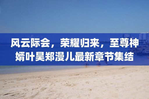 風(fēng)云際會，榮耀歸來，至尊神婿葉昊鄭漫兒最新章節(jié)集結(jié)