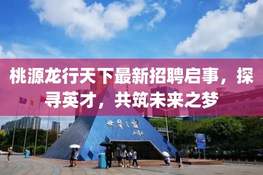 桃源龍行天下最新招聘啟事，探尋英才，共筑未來之夢