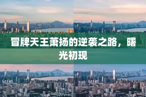 冒牌天王蕭揚(yáng)的逆襲之路，曙光初現(xiàn)