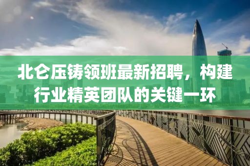 北侖壓鑄領班最新招聘，構建行業精英團隊的關鍵一環