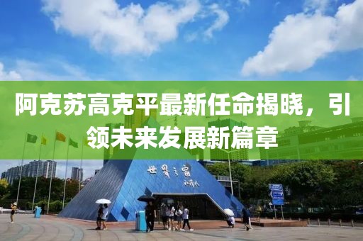 阿克蘇高克平最新任命揭曉，引領(lǐng)未來發(fā)展新篇章