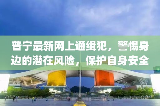 普寧最新網上通緝犯，警惕身邊的潛在風險，保護自身安全