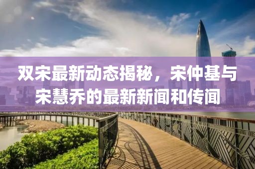 雙宋最新動態(tài)揭秘，宋仲基與宋慧喬的最新新聞和傳聞