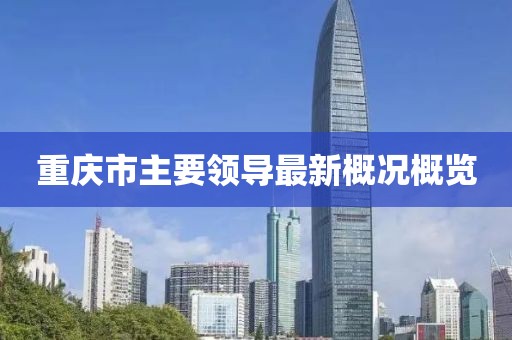重慶市主要領導最新概況概覽