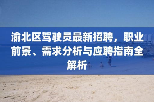 渝北區(qū)駕駛員最新招聘，職業(yè)前景、需求分析與應聘指南全解析