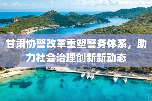 甘肅協(xié)警改革重塑警務(wù)體系，助力社會(huì)治理創(chuàng)新新動(dòng)態(tài)