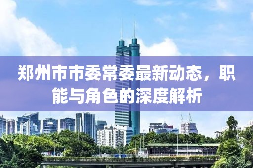 鄭州市市委常委最新動態，職能與角色的深度解析